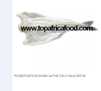 POISSONS - SAITHE COLIN SALE SECHE